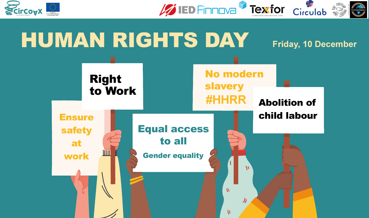 European project CircularInnoBooster commemorates World Human Rights Day