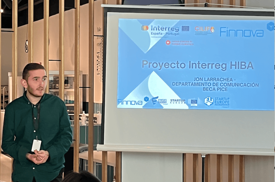 Presentación del proyecto Interreg HIBA durante la visita de los ganadores de los premios Talent Factory en nuestra sede en Bruselas