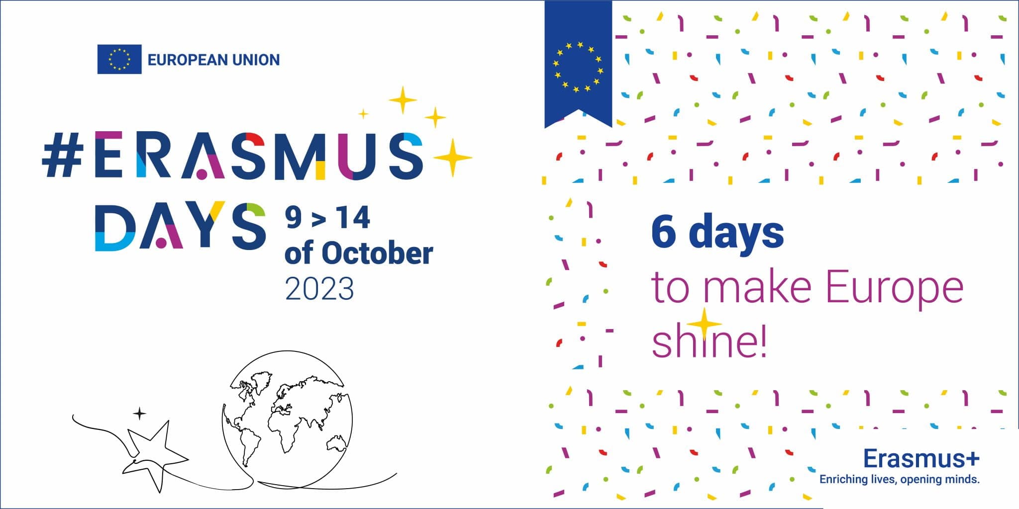 Ayer dieron comienzo los Erasmus Days 2023, 6 días para conocer las ventajas del programa Erasmus +