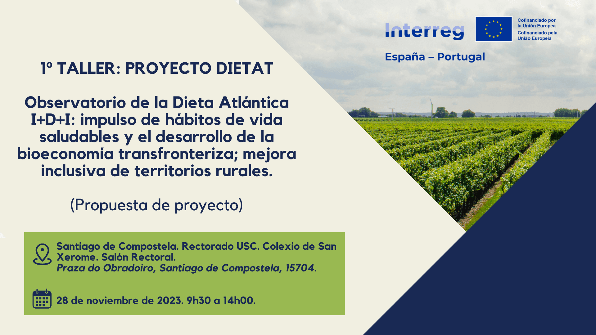 Galicia acogerá el primer taller de cooperación transfronteriza España-Portugal de promoción de la Dieta Atlántica
