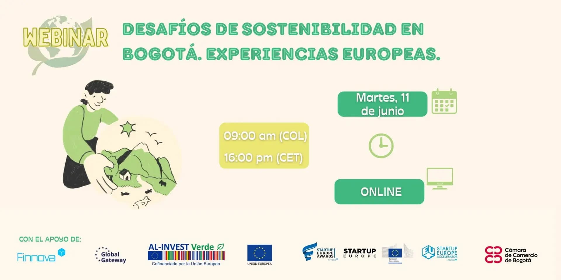 Finnova organiza un webinario sobre los desafíos en sostenibilidad en Bogotá y buenas prácticas europeas