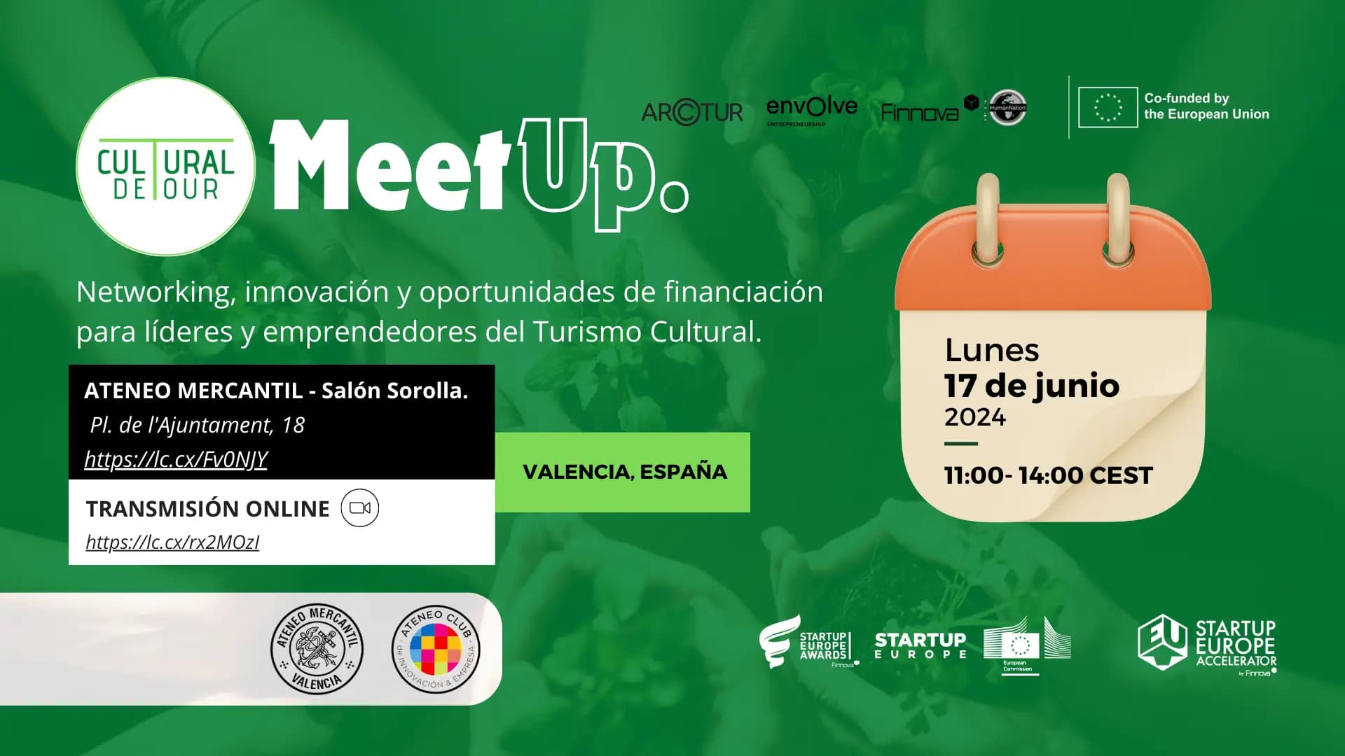 Expertos de la industria del turismo cultural debatirán en Valencia las oportunidades de financiación en Turismo, cultura y emprendimiento