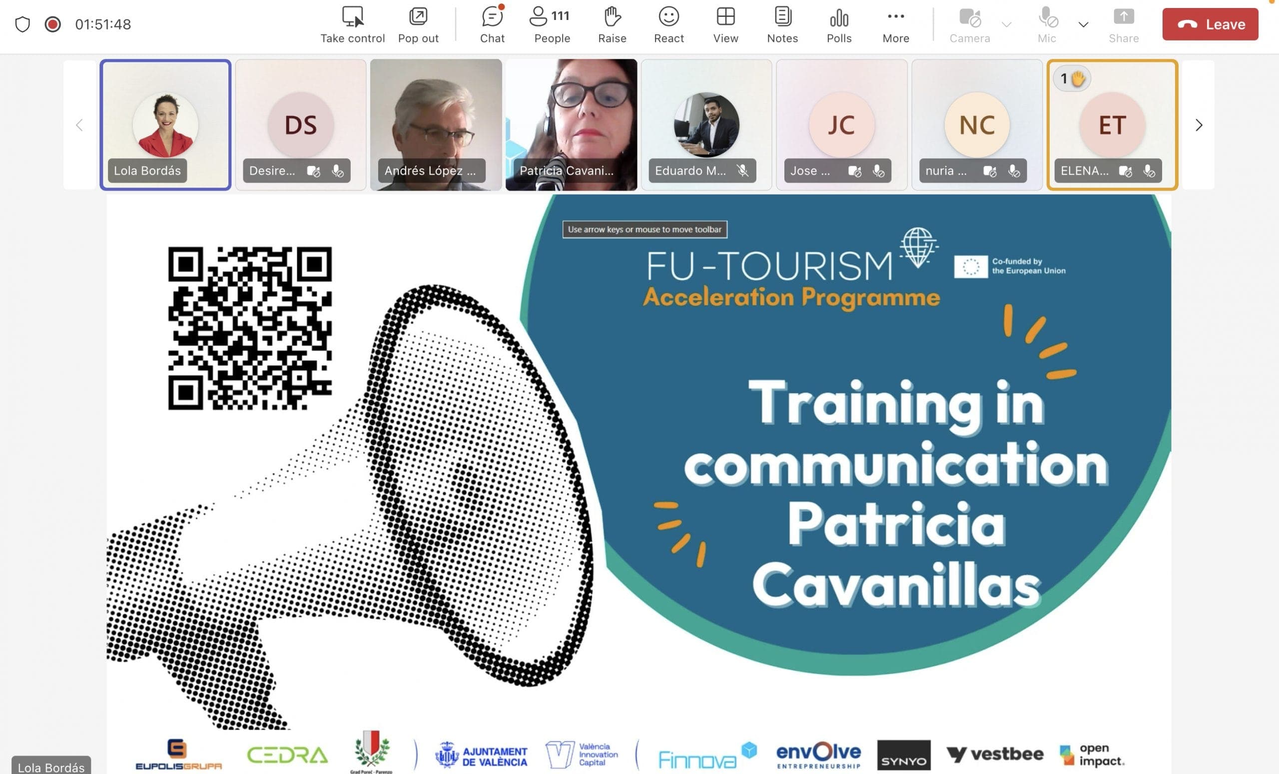 La Fundación Finnova protagoniza el primer taller del proyecto FU-TOURISM sobre marketing y comunicación estratégica para el turismo sostenible