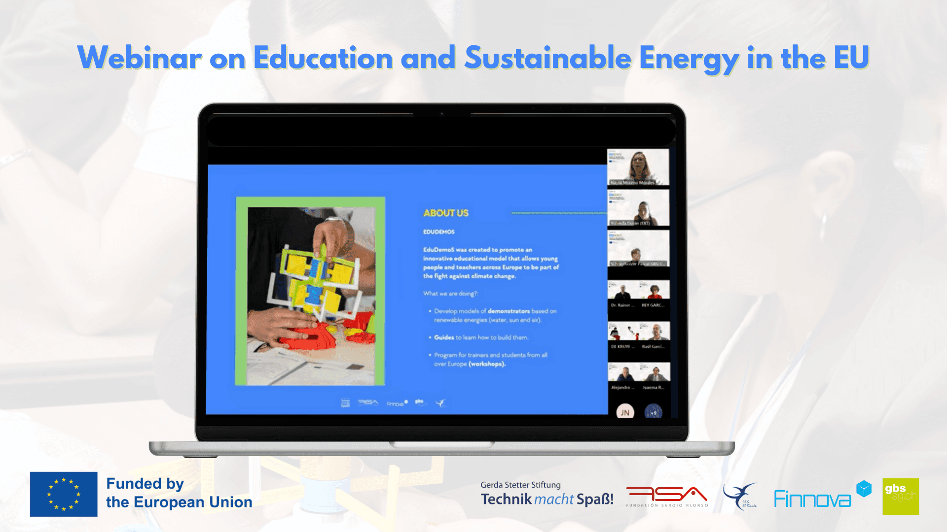 Finnova organiza un encuentro europeo sobre competencias verdes en educación en el marco del proyecto EduDemoS