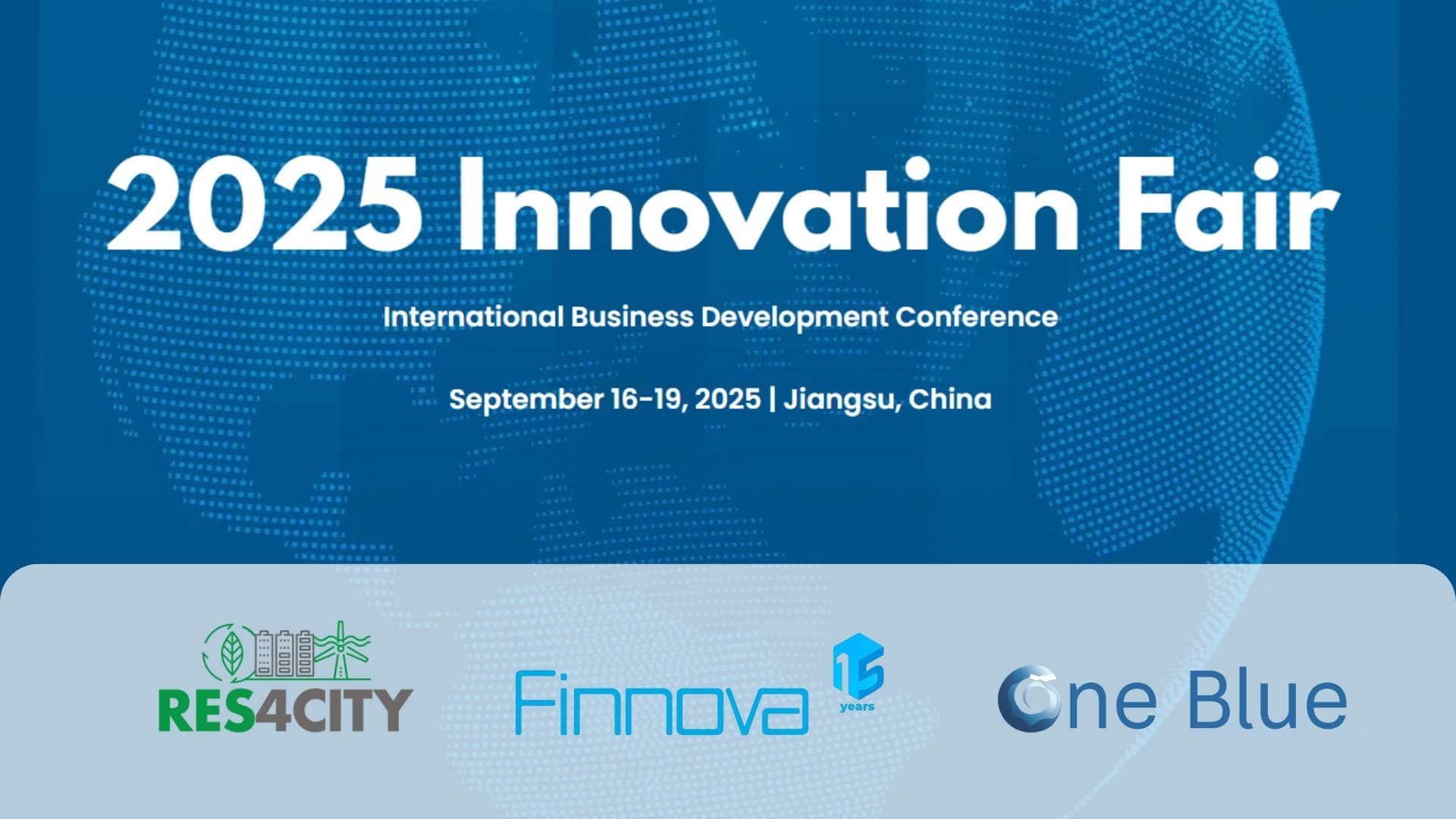Los proyectos europeos RES4CITY y ONE-BLUE desembarcan en la Feria de Innovación de Nanjing