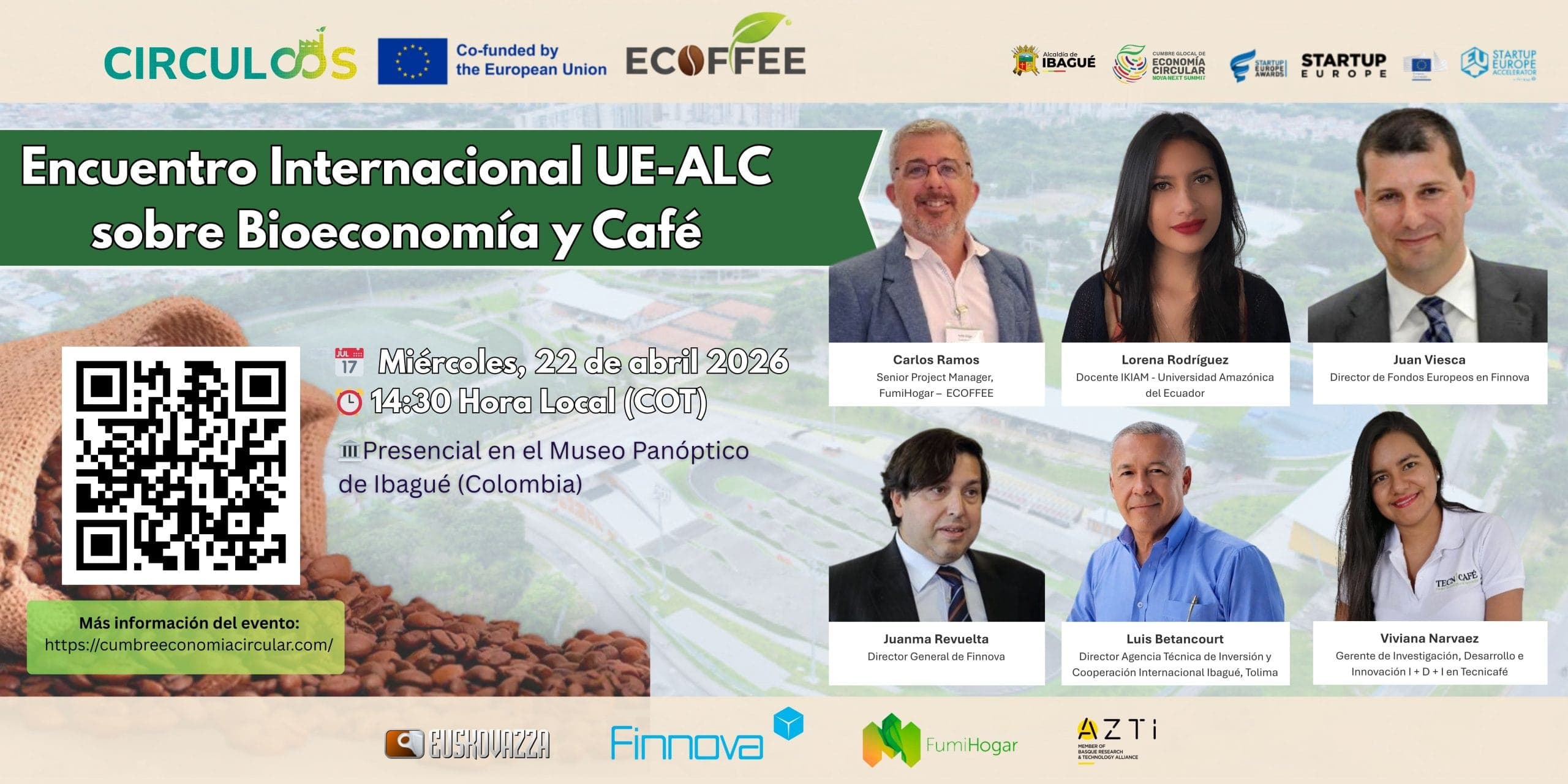 Finnova encabeza en Colombia el diálogo birregional sobre financiación europea y agricultura circular