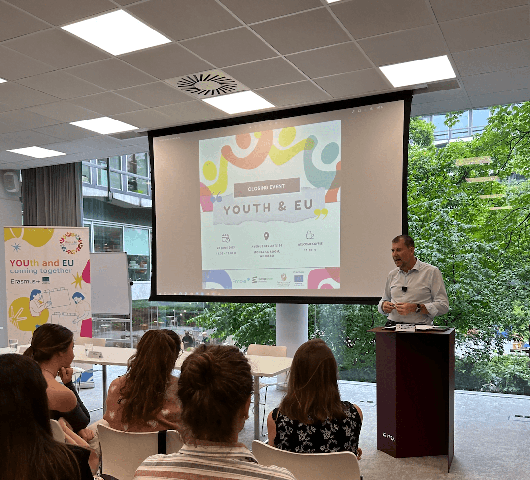 Closing event of the YOUth & EU project at Finnova's headquarters in Brussels