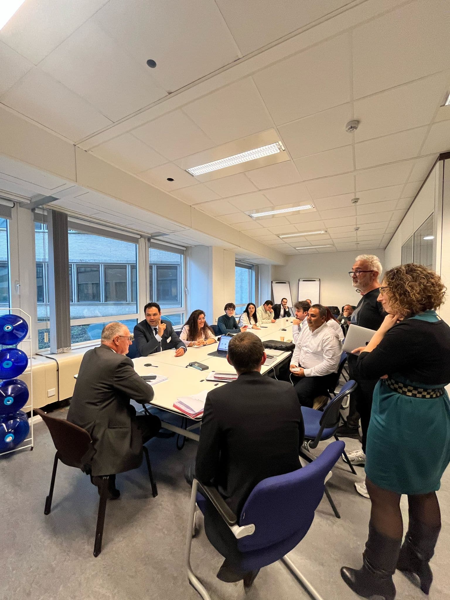 El consorcio del proyecto Smart and Digital Agriculture (SDA) visita las instituciones europeas en Bruselas