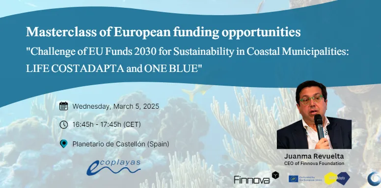 Finnova will present opportunities to access funding from the European Union at the XXIII ECOPLAYAS Congress