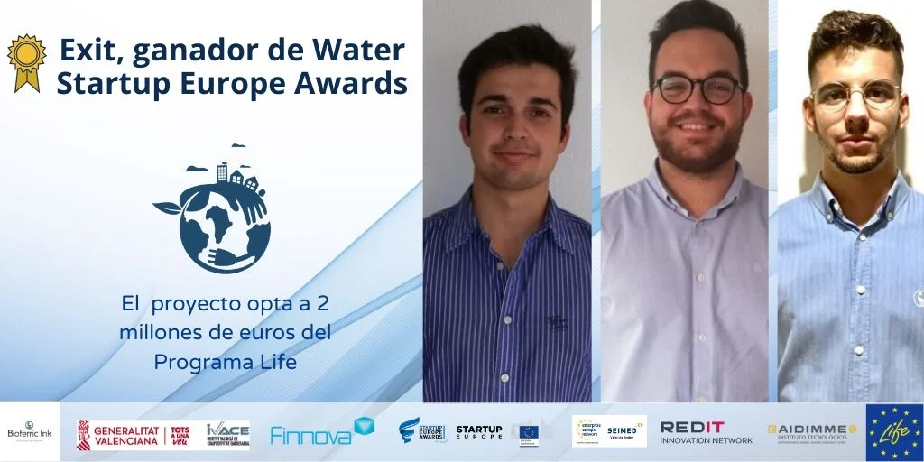 The startup Bioferric: winner of the Accelerathon IVACE Water Startup Europe Awards