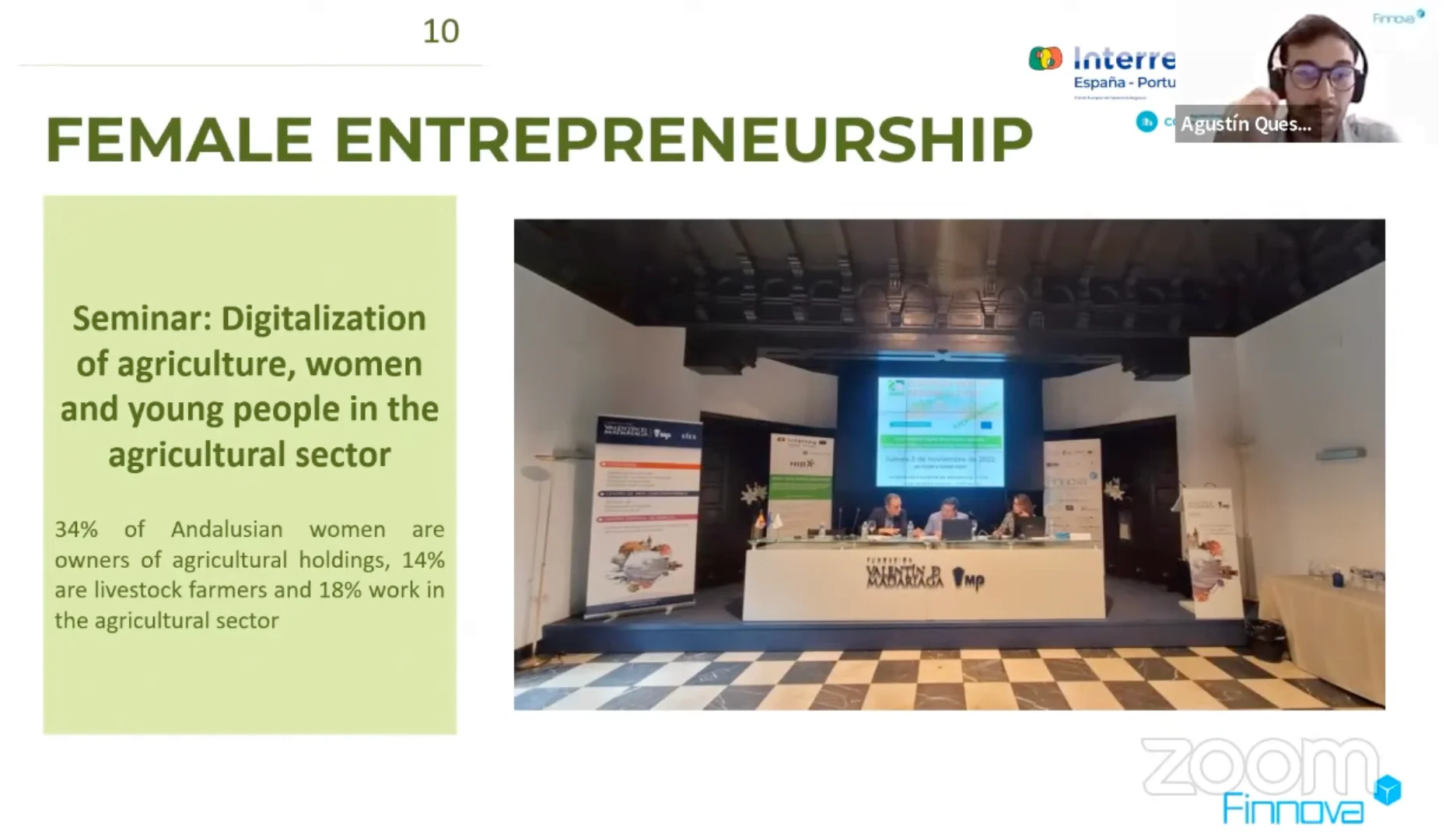 The digital economy and inequality in this field was the focus of the third session of the event “Opportunities for green and digital entrepreneurship and European funding”