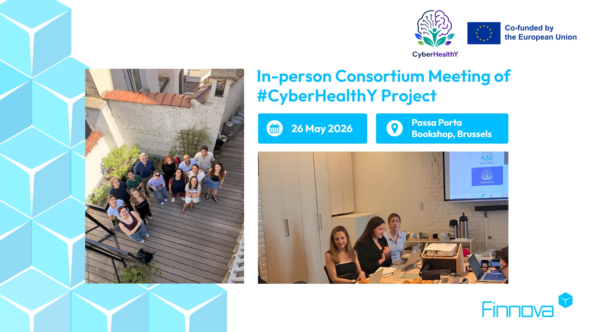 CyberHealthY holds its first in-person consortium meeting in Brussels