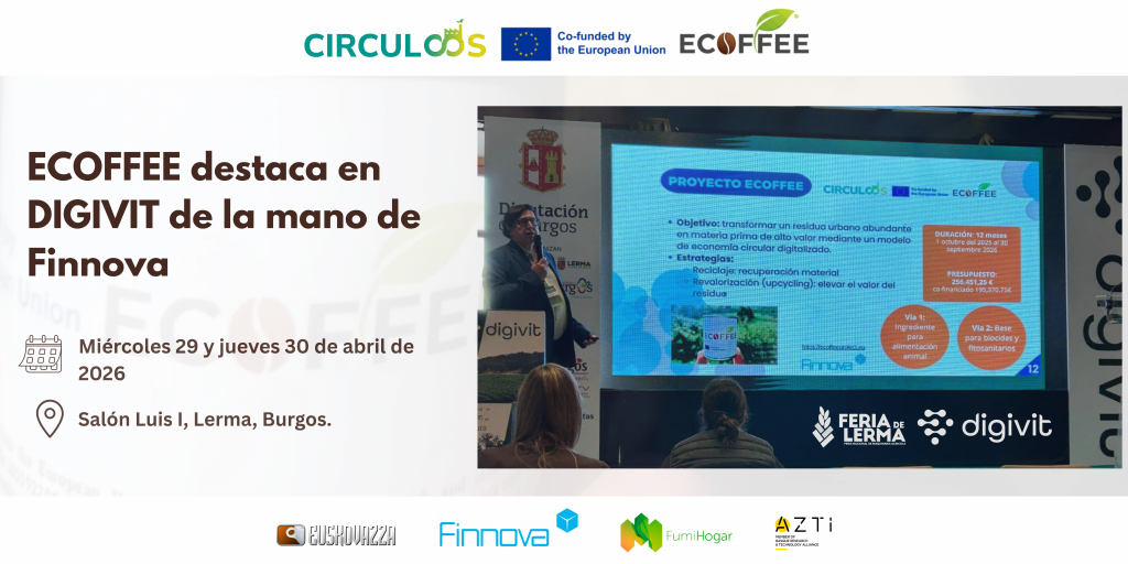 ECOFFEE se posiciona en DIGIVIT como referente de economía circular en el sector agroalimentario