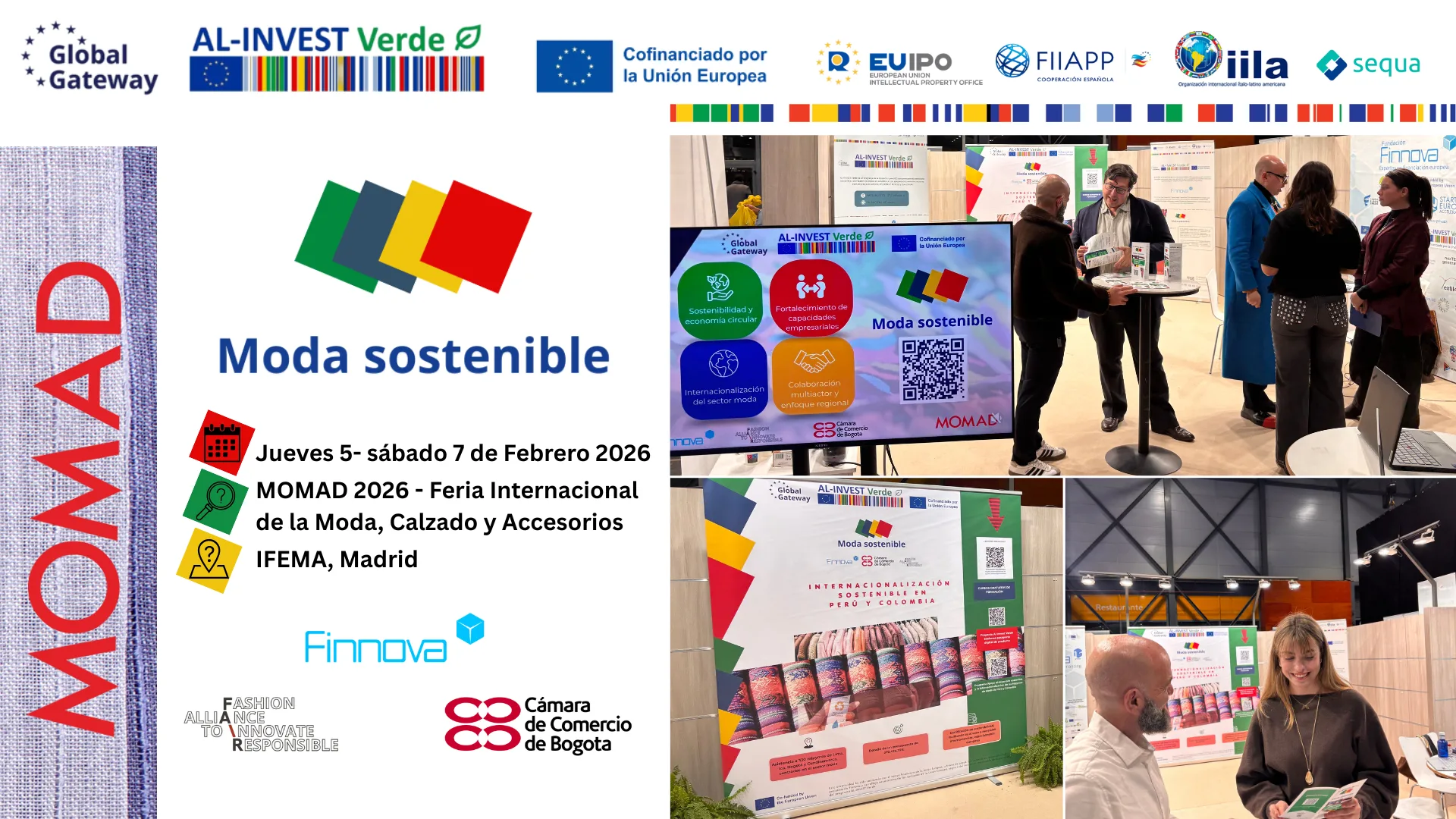 AL-INVEST Verde Moda Sostenible impulsa la sostenibilidad y la innovación en MOMAD Madrid 2026