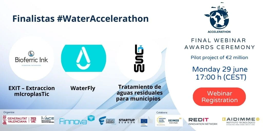 Accelerathon IVACE Water Startup Europe Awards participants prepare for the final
