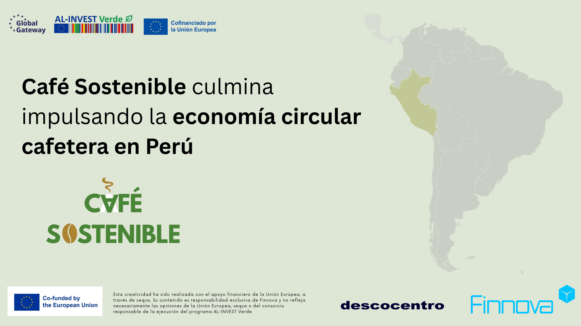 Café Sostenible culmina impulsando la economía circular cafetera en Perú