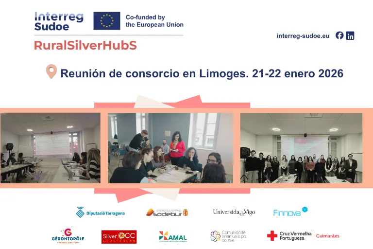RuralSilverHubS impulsa la innovación social en la Europa rural durante la reunión de consorcio celebrada en Limoges