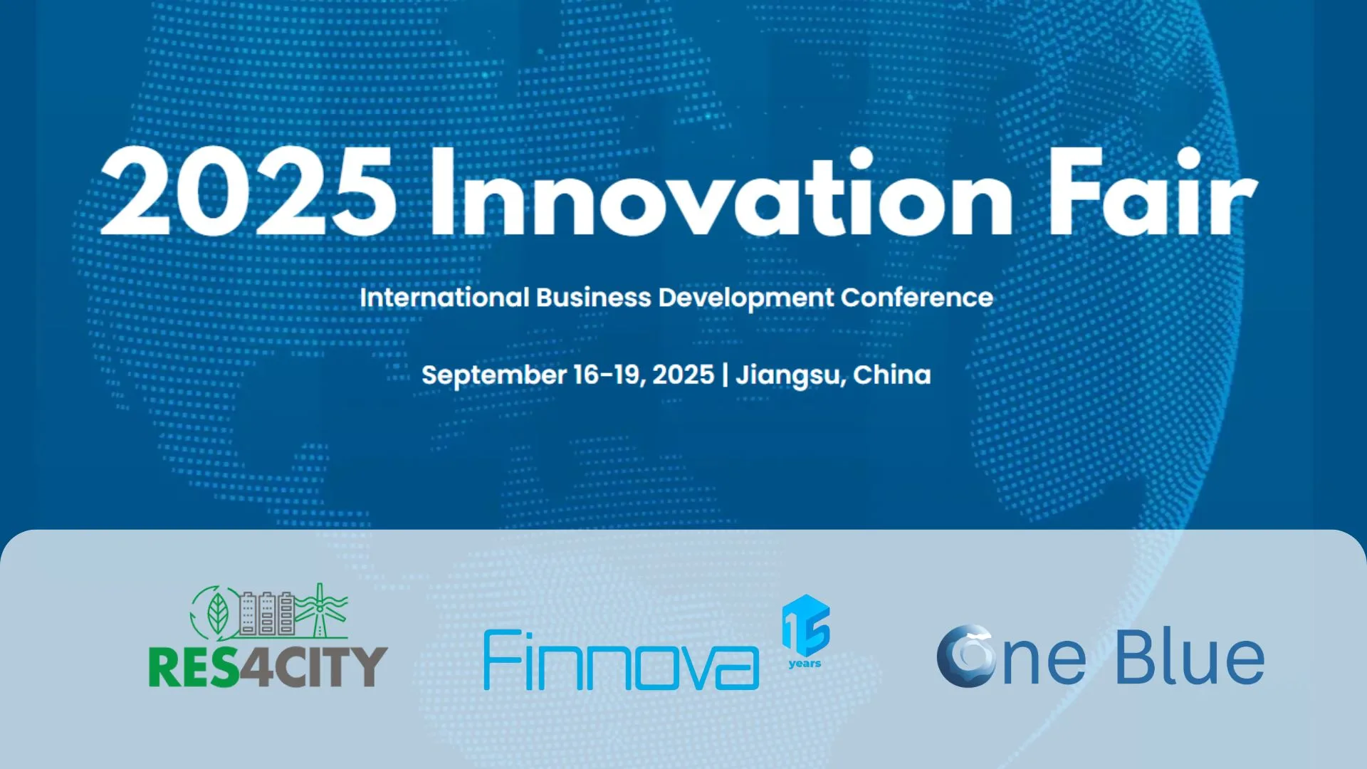European projects RES4CITY and ONE-BLUE land at the Nanjing Innovation Fair